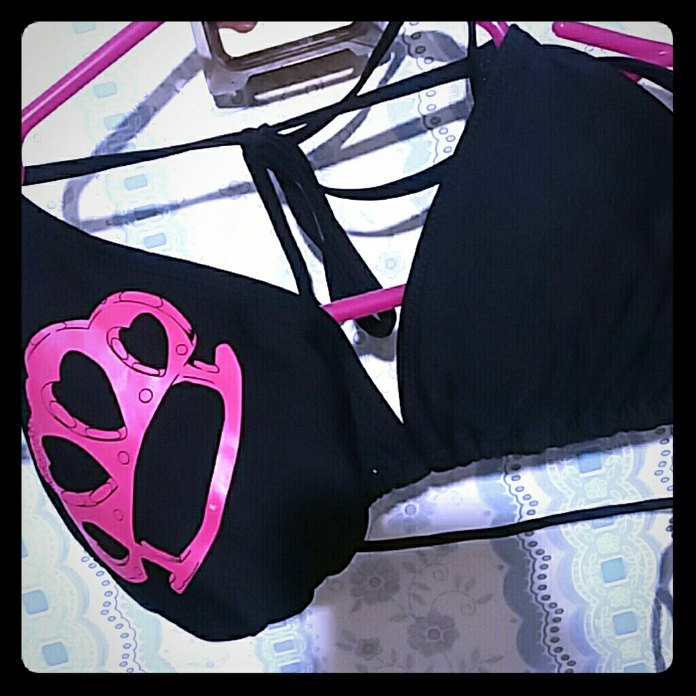 Brass knuckles bikini top